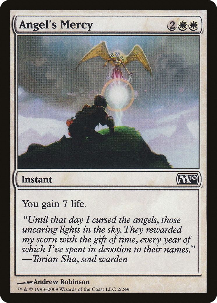 Angel's Mercy [Magic 2010] MTG Single Magic: The Gathering