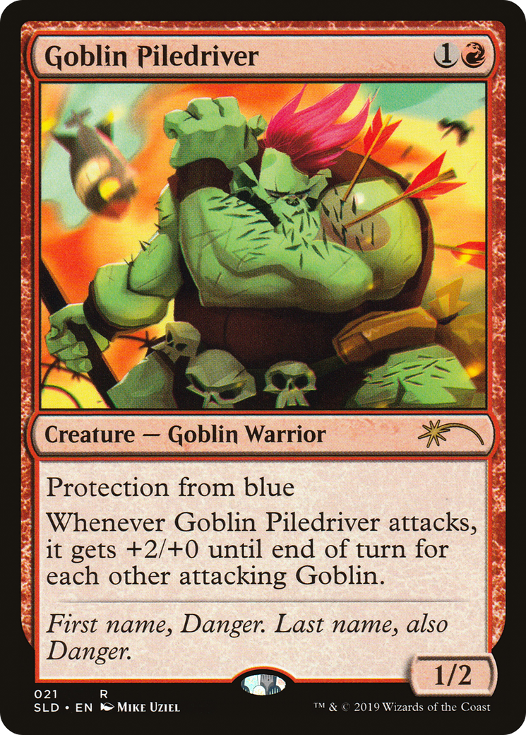 Goblin Piledriver (SLD-021) [Secret Lair] Drop MTG Single Wizards of the Coast