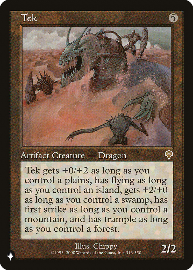 Tek (LIST-INV-313) [Mystery Booster] The List MTG Single Wizards of the Coast
