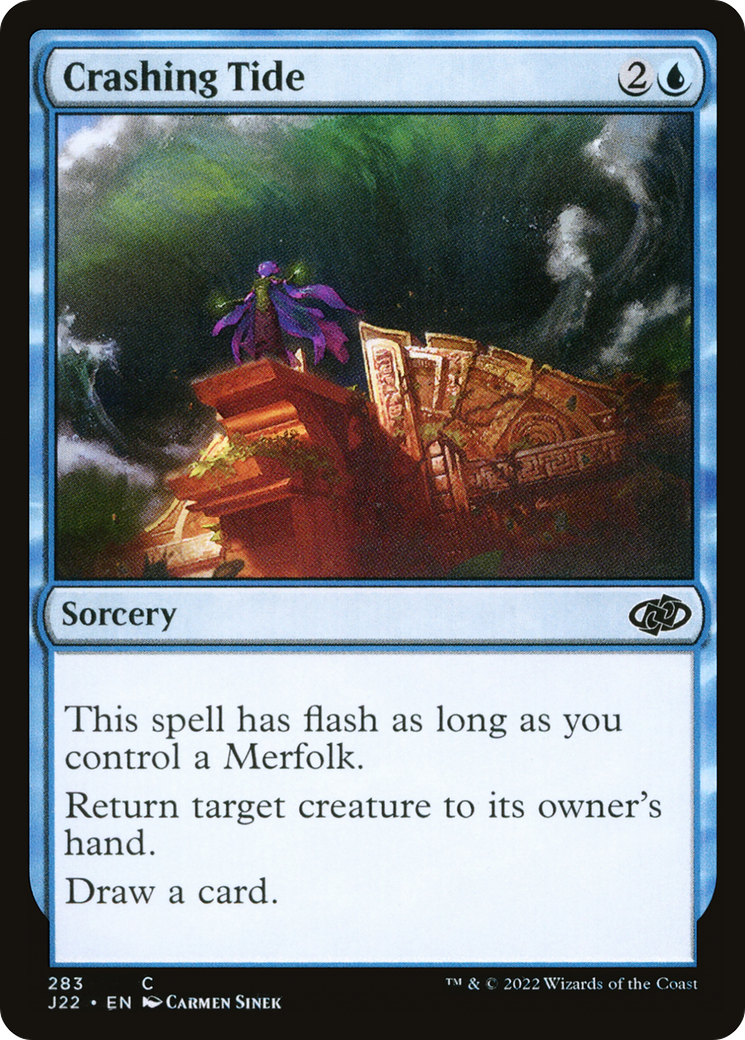 Crashing Tide (J22-283) [Jumpstart 2022] MTG Single Wizards of the Coast