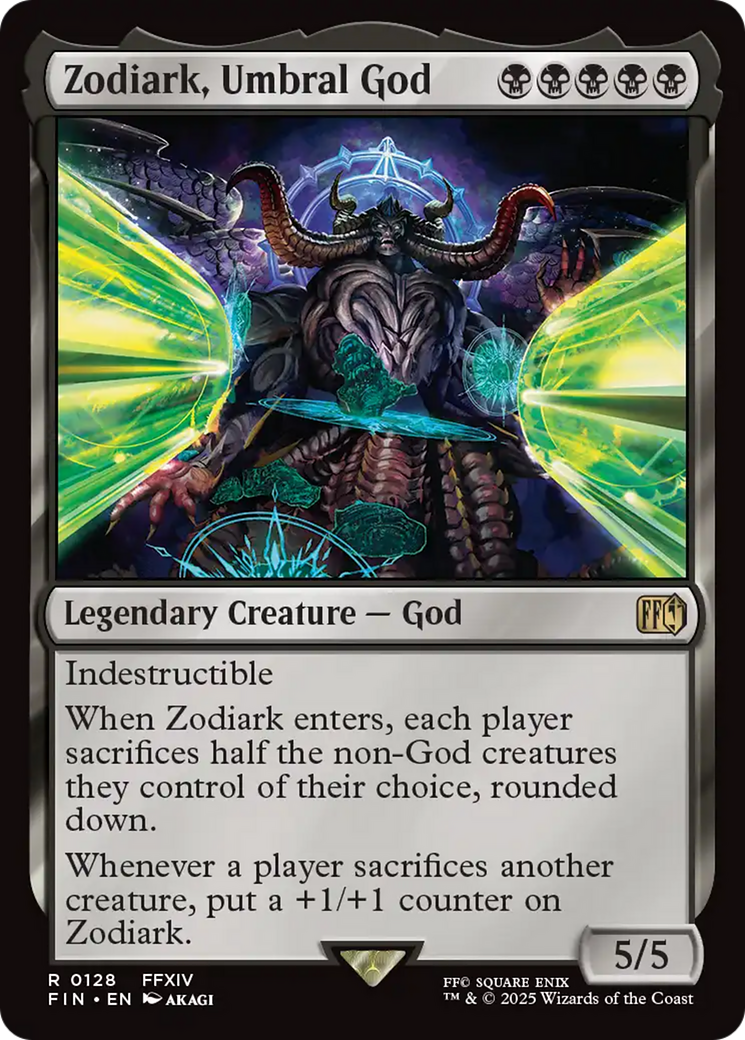 Zodiark, Umbral God (FIN-128) [FINAL FANTASY] Foil MTG Single Wizards of the Coast