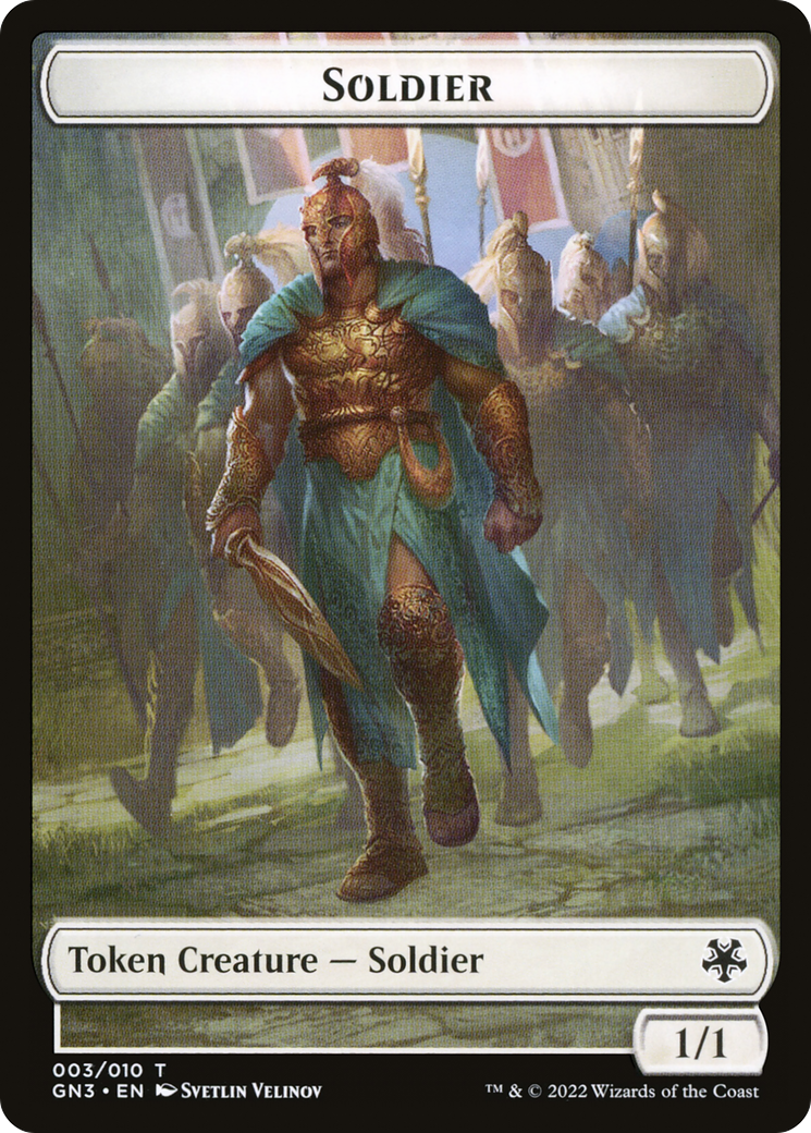Soldier (TGN3-003) [Tokens] Game Night: Free-for-All Tokens MTG Single Wizards of the Coast