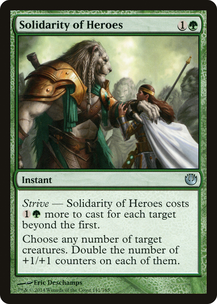 Solidarity of Heroes (JOU-141) [Journey into Nyx] Foil MTG Single Wizards of the Coast