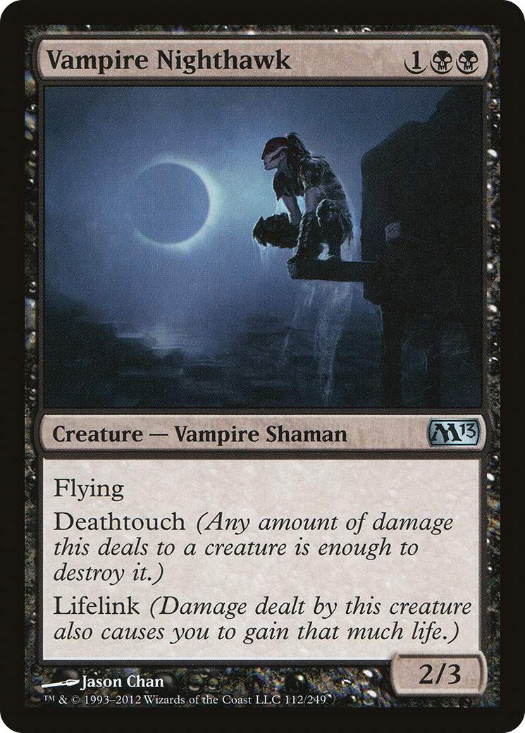 Vampire Nighthawk (M13-112) [Magic 2013] Foil MTG Single Wizards of the Coast