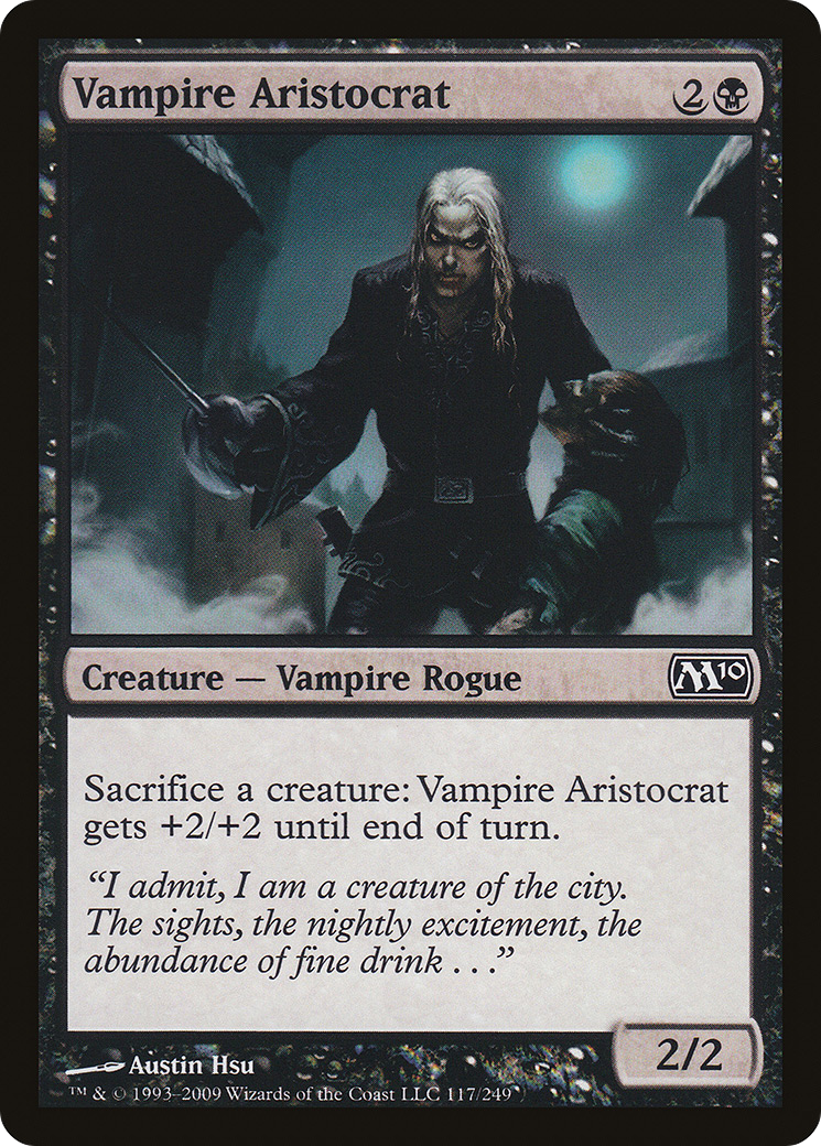Vampire Aristocrat (M10-117) [Magic 2010] Foil MTG Single Wizards of the Coast