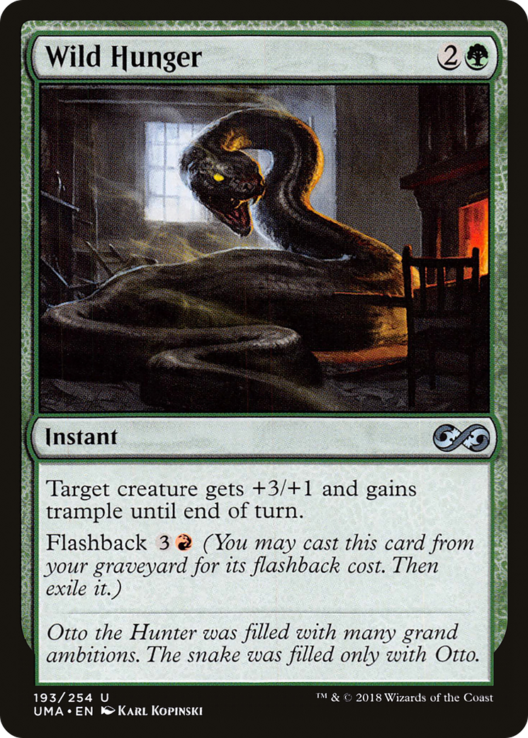Wild Hunger (UMA-193) [Ultimate Masters] MTG Single Wizards of the Coast