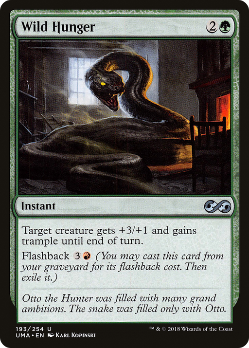 Wild Hunger (UMA-193) [Ultimate Masters] MTG Single Wizards of the Coast