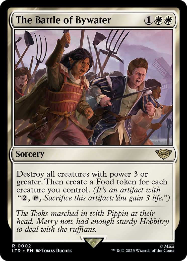 The Battle of Bywater (LTR-002) [The Lord of the Rings: Tales of Middle-earth] MTG Single Wizards of the Coast