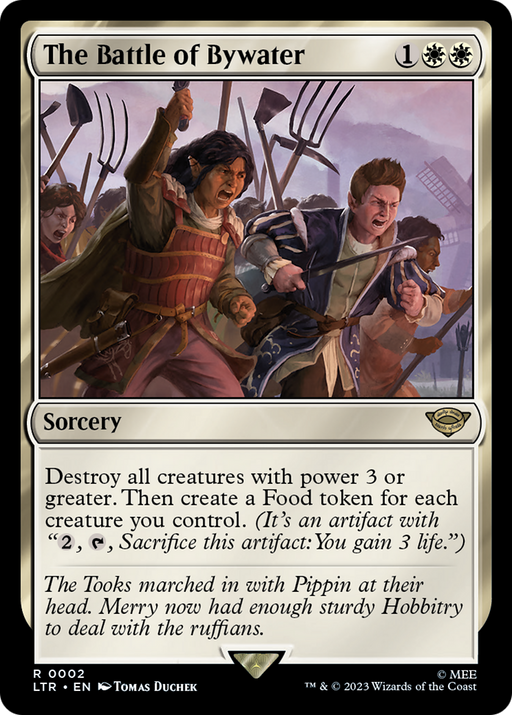 The Battle of Bywater (LTR-002) [The Lord of the Rings: Tales of Middle-earth] MTG Single Wizards of the Coast