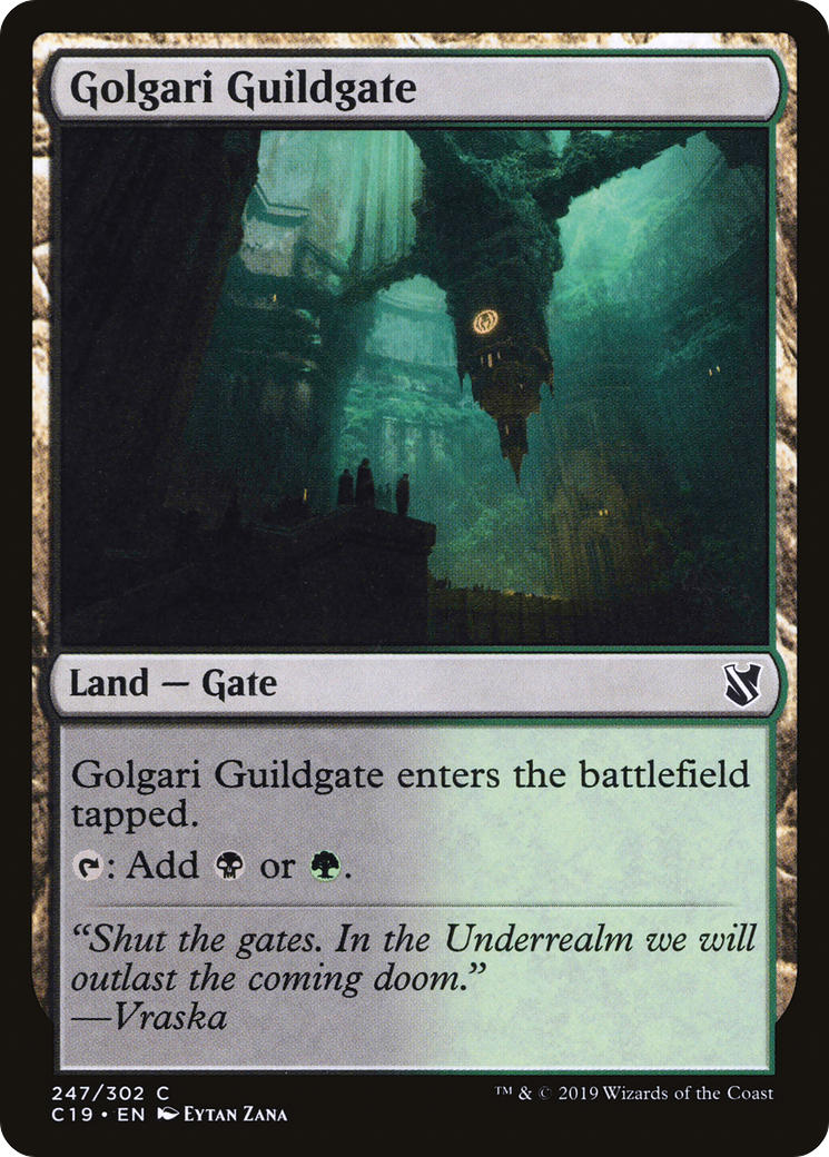 Golgari Guildgate (C19-247) [Commander 2019] MTG Single Wizards of the Coast