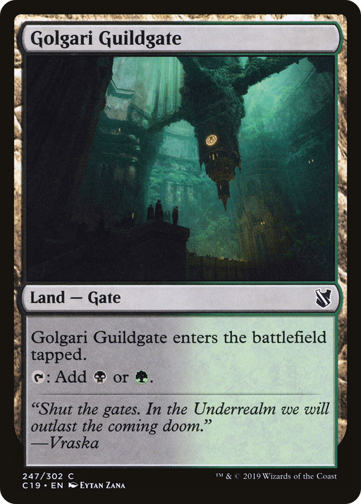 Golgari Guildgate (C19-247) [Commander 2019] MTG Single Wizards of the Coast