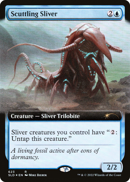 Scuttling Sliver (SLD-623) [Secret Lair] Drop (Extended Art) Foil MTG Single Wizards of the Coast