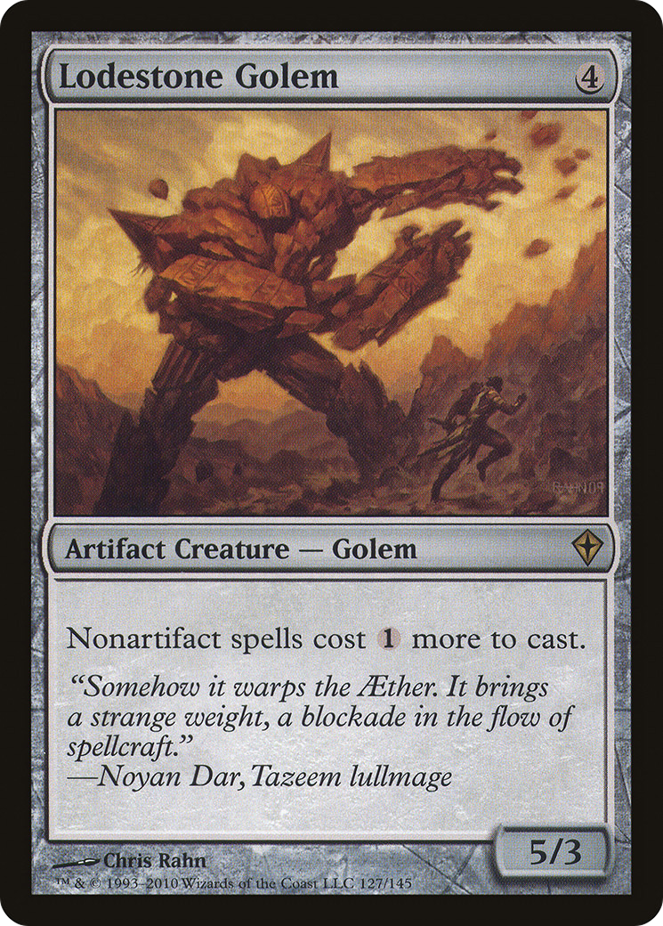 Lodestone Golem [Worldwake] MTG Single Magic: The Gathering