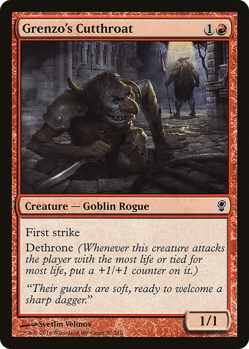 Grenzo's Cutthroat (CNS-032) [Conspiracy] Foil MTG Single Wizards of the Coast