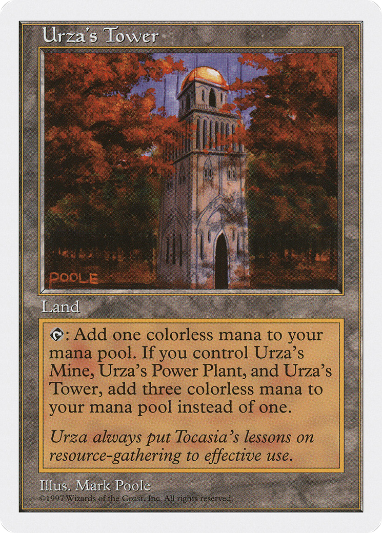 Urza's Tower (5ED-449) [Fifth Edition] MTG Single Wizards of the Coast