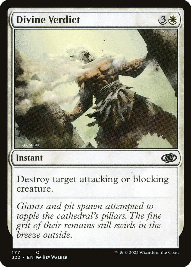 Divine Verdict (J22-177) [Jumpstart 2022] MTG Single Wizards of the Coast