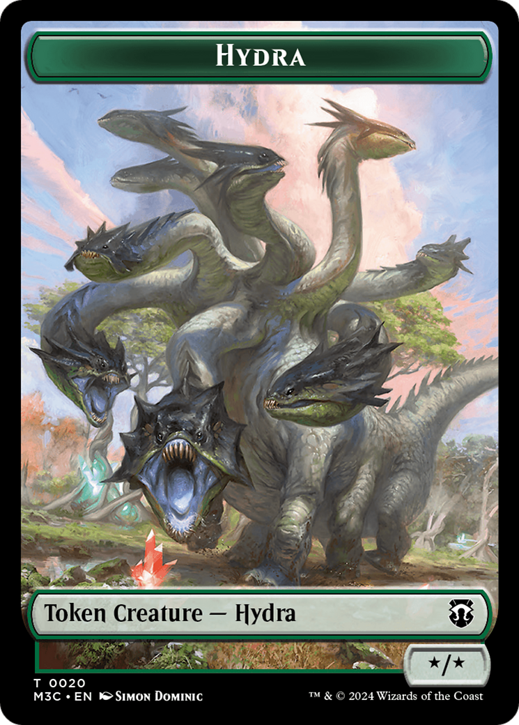 Hydra (TM3C-020) [Tokens] Modern Horizons 3 Commander Tokens Foil MTG Single Wizards of the Coast