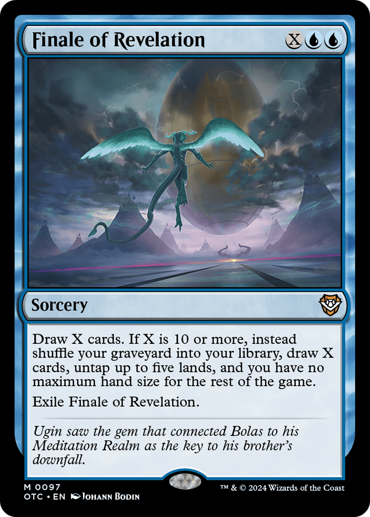 Finale of Revelation (OTC-097) [Outlaws of Thunder Junction Commander] MTG Single Wizards of the Coast