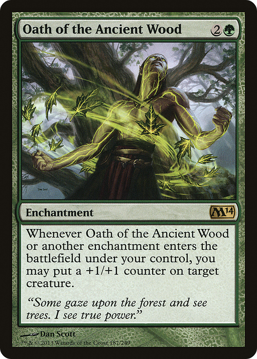 Oath of the Ancient Wood (M14-187) [Magic 2014] MTG Single Wizards of the Coast