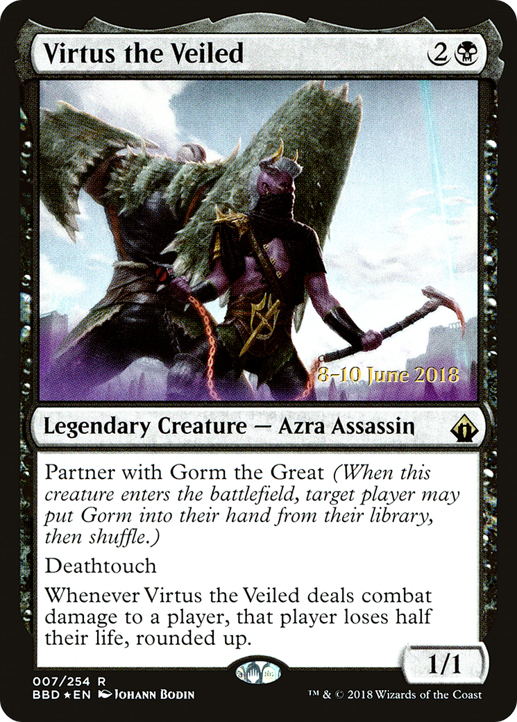 Virtus the Veiled (LARP-007) [Battlebond Promos] Foil MTG Single Wizards of the Coast