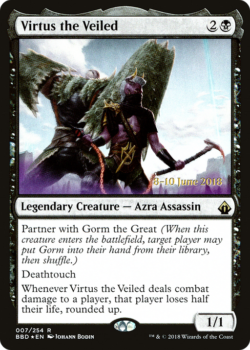 Virtus the Veiled (LARP-007) [Battlebond Promos] Foil MTG Single Wizards of the Coast
