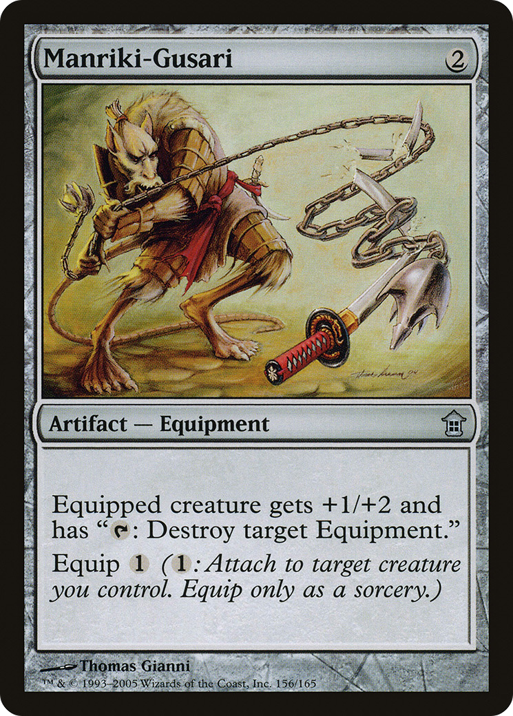 Manriki-Gusari (SOK-156) [Saviors of Kamigawa] Foil MTG Single Wizards of the Coast