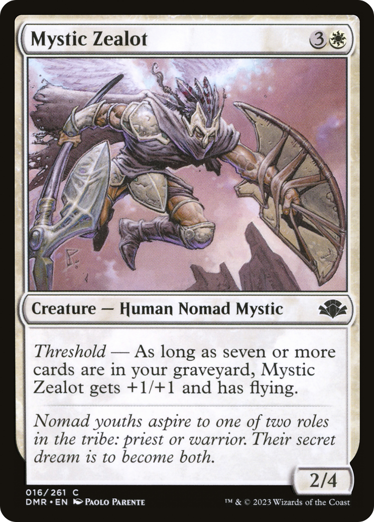 Mystic Zealot (DMR-016) [Dominaria Remastered] Foil MTG Single Wizards of the Coast