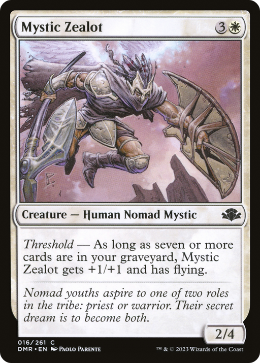 Mystic Zealot (DMR-016) [Dominaria Remastered] Foil MTG Single Wizards of the Coast