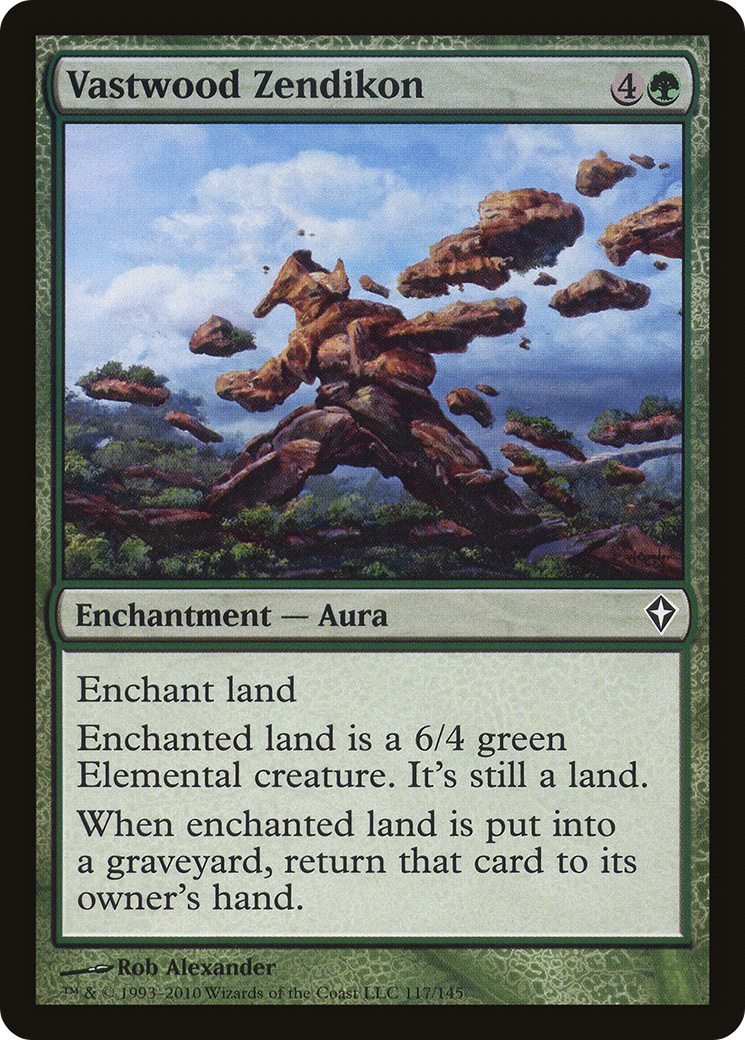 Vastwood Zendikon (WWK-117) [Worldwake] Foil MTG Single Wizards of the Coast