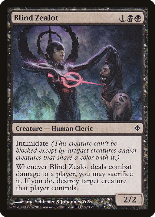 Blind Zealot (NPH-052) [New Phyrexia] MTG Single Wizards of the Coast