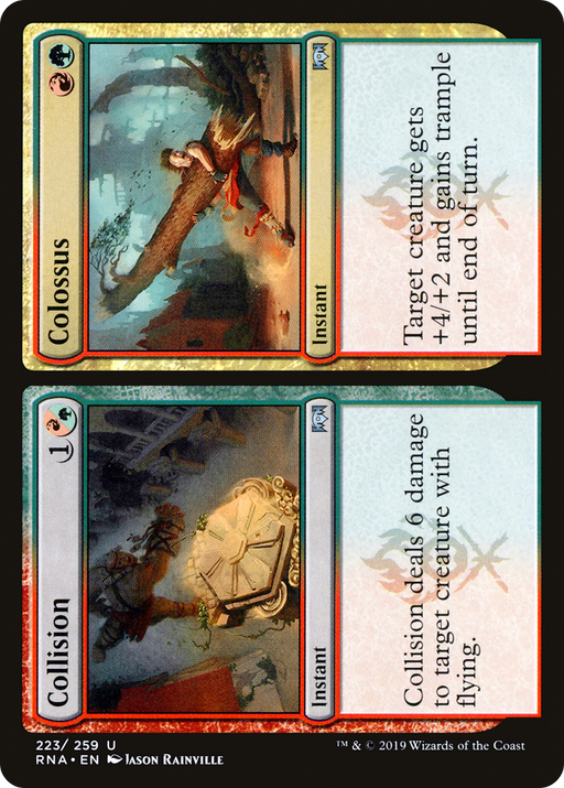 Collision // Colossus (RNA-223) [Ravnica Allegiance] Foil MTG Single Wizards of the Coast