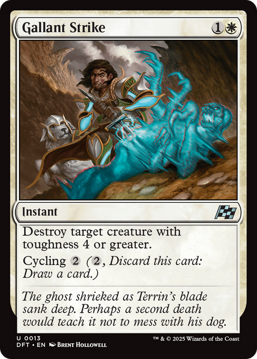 Gallant Strike (DFT-013) [Aetherdrift] MTG Single Wizards of the Coast