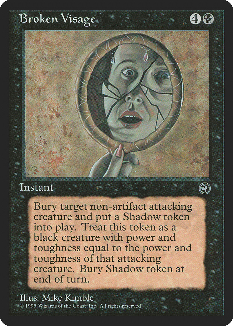 Broken Visage (HML-043) [Homelands] MTG Single Wizards of the Coast