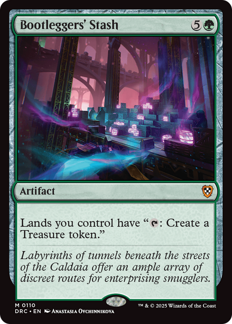 Bootleggers' Stash (DRC-110) [Commander: Aetherdrift] MTG Single Wizards of the Coast