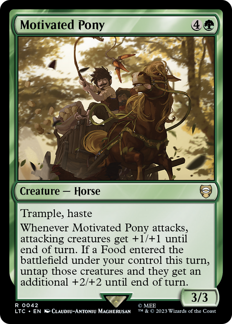 Motivated Pony (LTC-042) [Tales of Middle-earth Commander] MTG Single Wizards of the Coast