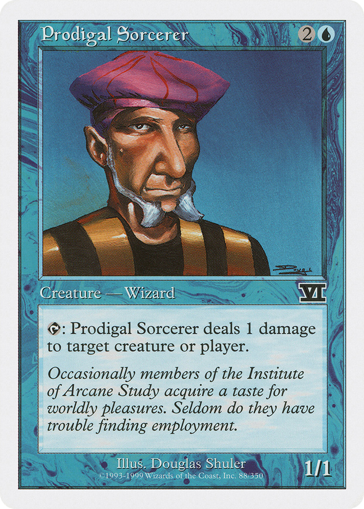 Prodigal Sorcerer (6ED-088) [Classic Sixth Edition] MTG Single Wizards of the Coast