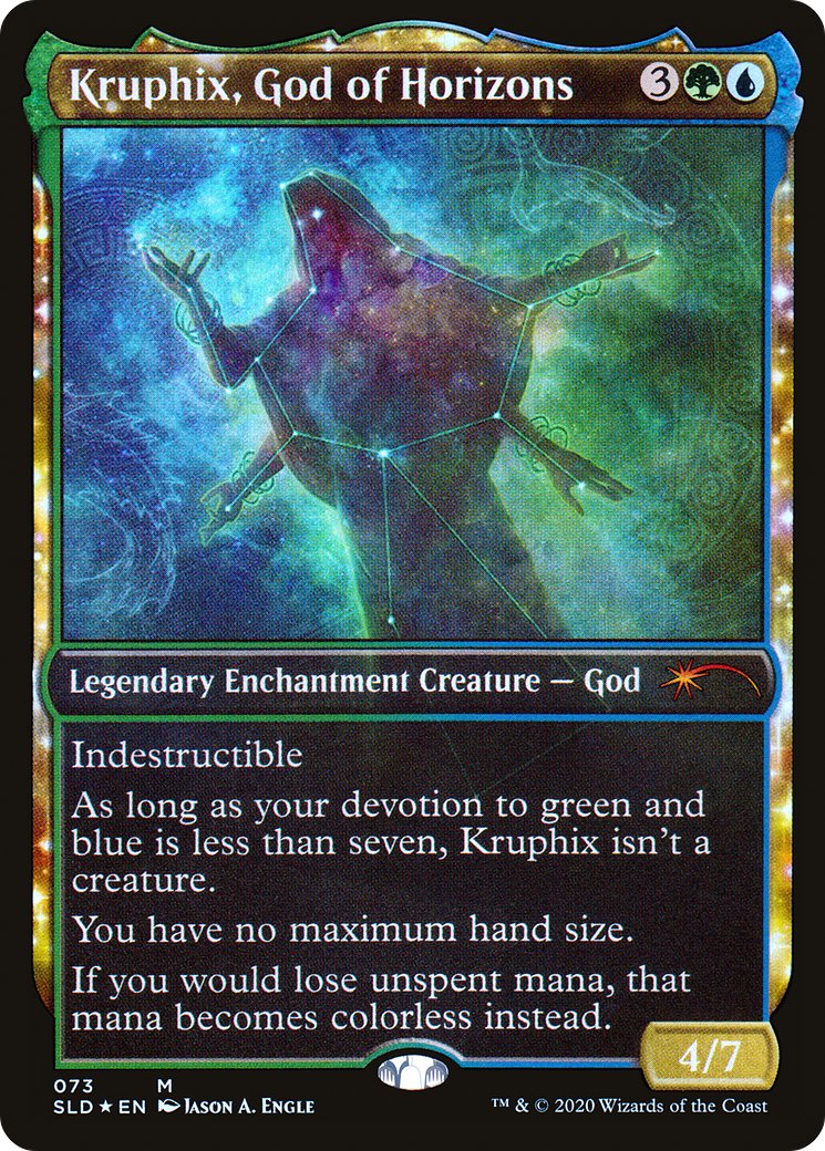 Kruphix, God of Horizons (SLD-073) [Secret Lair] Drop (Showcase) Foil MTG Single Wizards of the Coast
