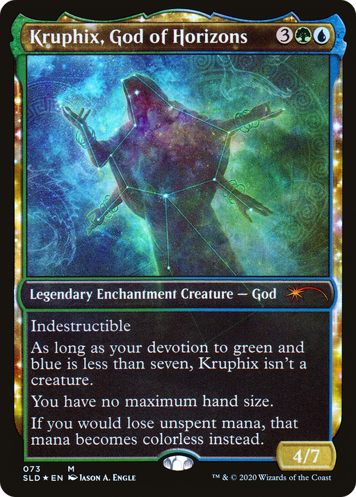 Kruphix, God of Horizons (SLD-073) [Secret Lair] Drop (Showcase) Foil MTG Single Wizards of the Coast