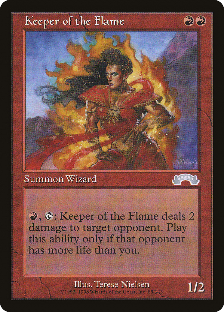Keeper of the Flame (EXO-085) [Exodus] MTG Single Wizards of the Coast