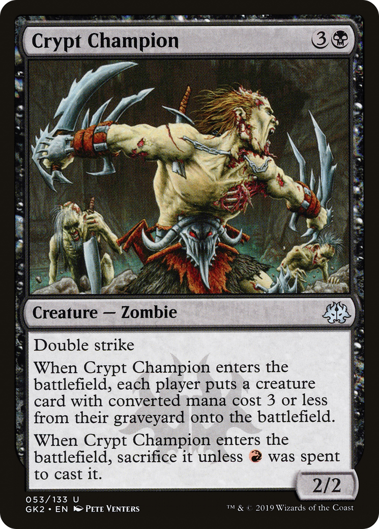 Crypt Champion (GK2-053) [Misc] RNA Guild Kit MTG Single Wizards of the Coast