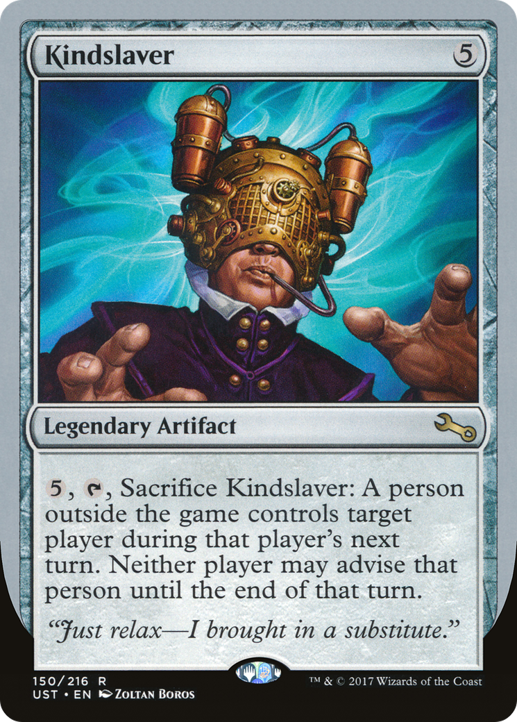 Kindslaver (UST-150) [Unstable] Foil MTG Single Wizards of the Coast