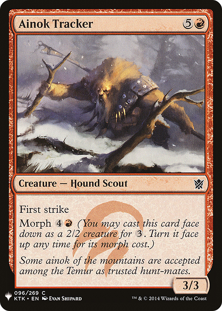 Ainok Tracker (LIST-KTK-96) [Mystery Booster] The List MTG Single Wizards of the Coast