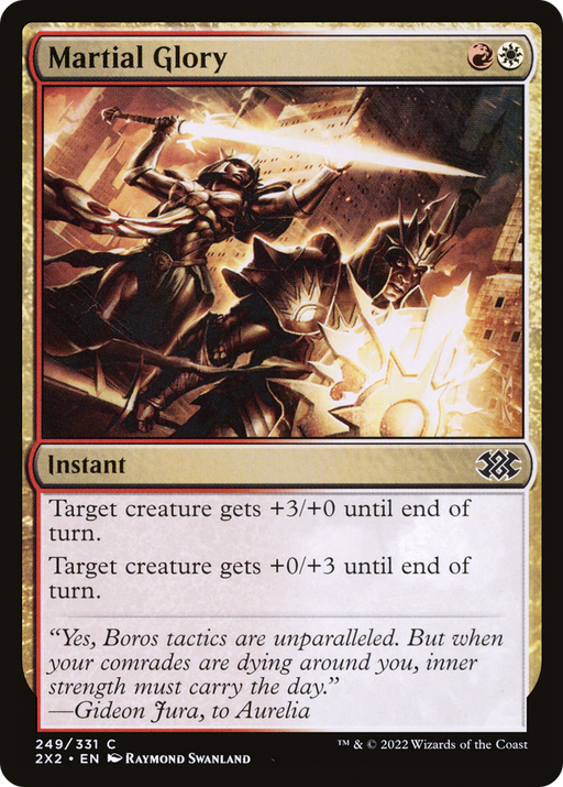 Martial Glory (2X2-249) [Double Masters 2022] Foil MTG Single Wizards of the Coast
