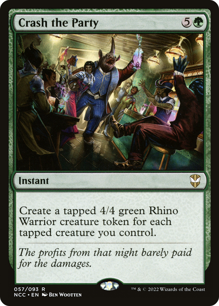 Crash the Party (NCC-057) [New Capenna Commander] MTG Single Wizards of the Coast