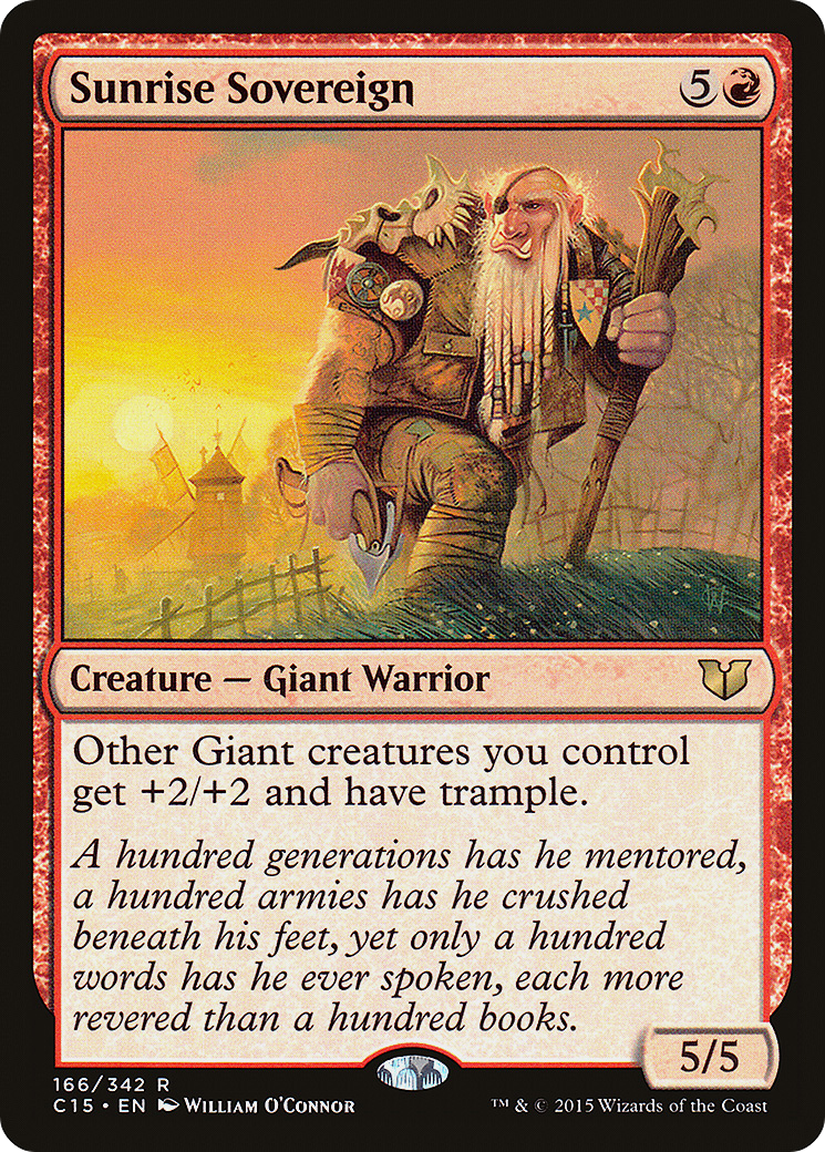 Sunrise Sovereign (C15-166) [Commander 2015] MTG Single Wizards of the Coast