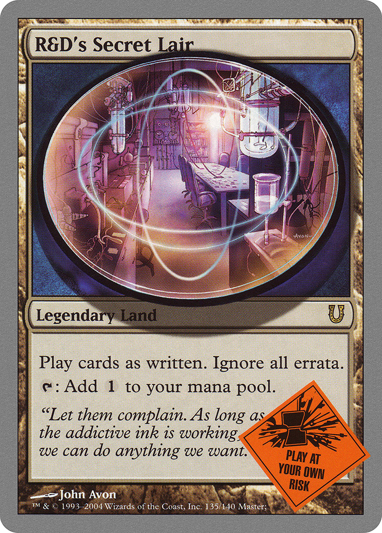 R&D's Secret Lair (UNH-135) [Unhinged] MTG Single Wizards of the Coast
