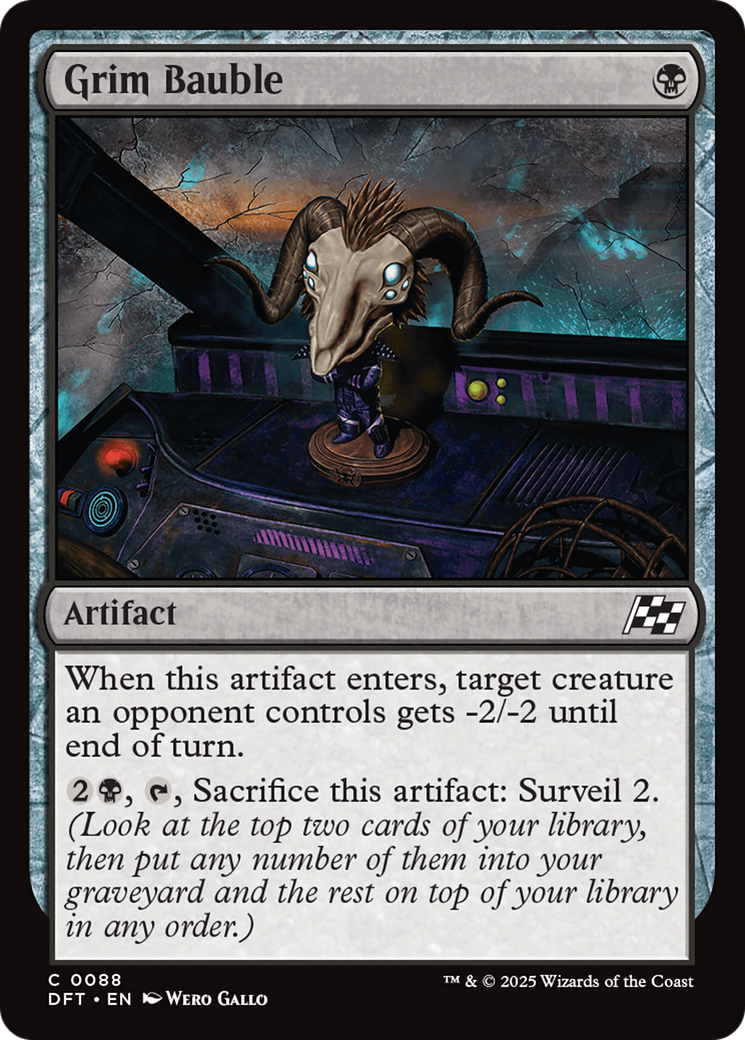 Grim Bauble (DFT-088) [Aetherdrift] MTG Single Wizards of the Coast