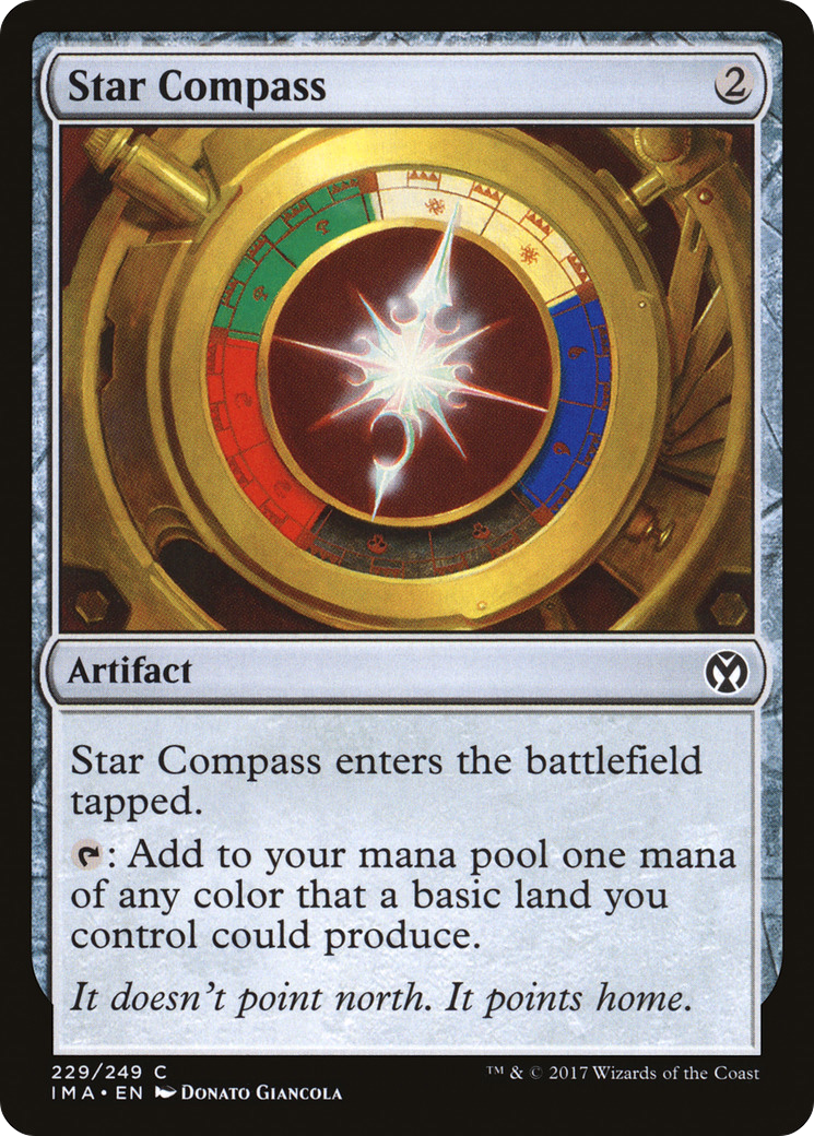 Star Compass (IMA-229) [Iconic Masters] Foil MTG Single Wizards of the Coast