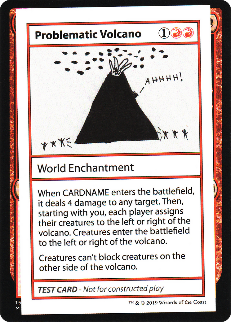 Problematic Volcano (CMB1-060) [Mystery Booster] Playtest Cards 2021 MTG Single Wizards of the Coast