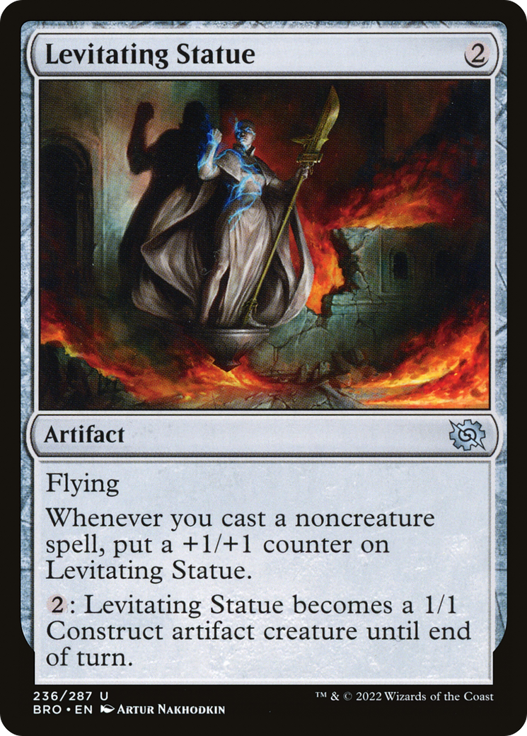 Levitating Statue (BRO-236) [The Brothers' War] Foil MTG Single Wizards of the Coast